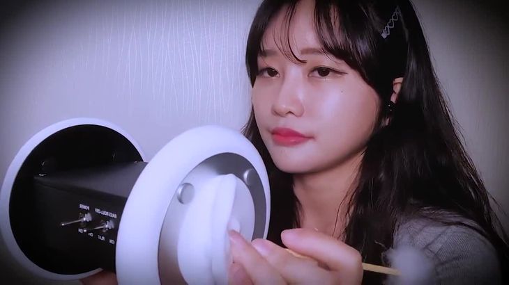 ASMR-l-나무귀이개-귀파기-노토킹NoTalking-EarCleaning,귀청소