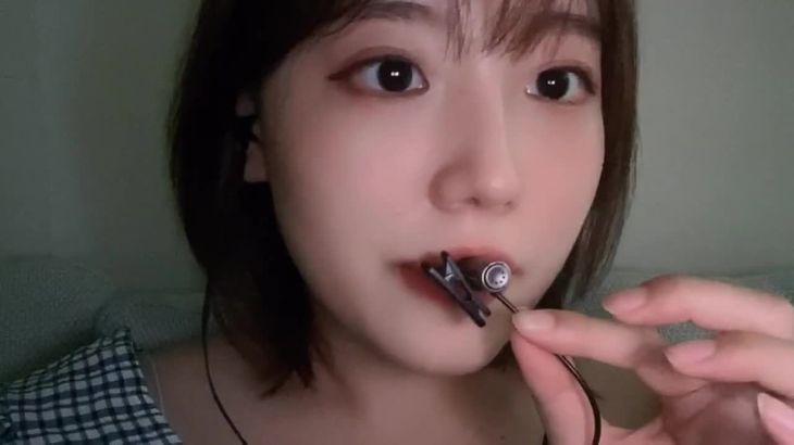 ASMRTANGZI탱지 韩国小姐姐领夹麦口腔音
