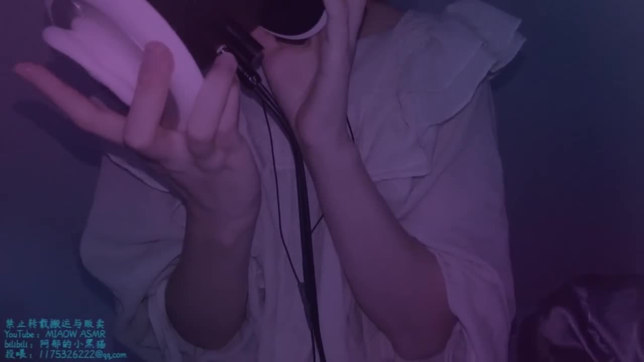 [阿郁的小黑猫]经典ASMR助眠视频合集 65