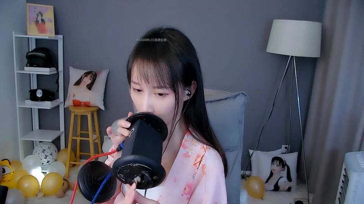 ASMR阿稀稀大魔王 浴衣，口腔音，耳朵吹气，掏耳朵等